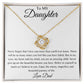 To Daughter love dad
