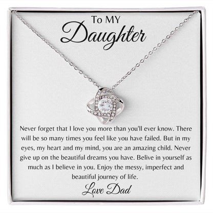 To Daughter love dad