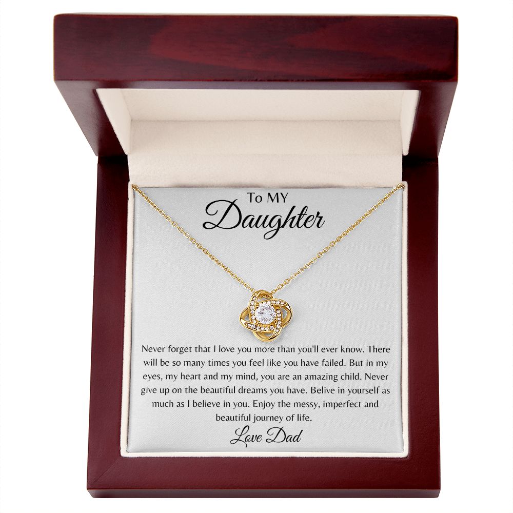 To Daughter love dad